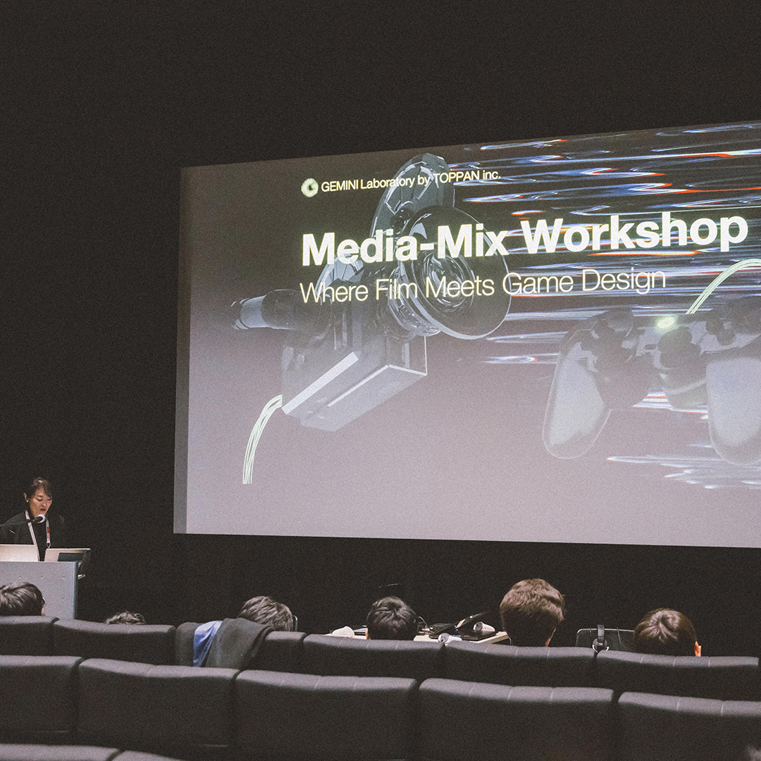 The stage is a restroom designed by Tadao Ando. Possibilities of media mix that GEMINI pioneers.